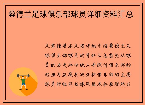 桑德兰足球俱乐部球员详细资料汇总